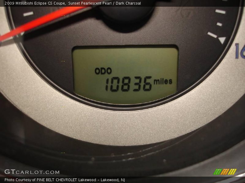 Sunset Pearlescent Pearl / Dark Charcoal 2009 Mitsubishi Eclipse GS Coupe