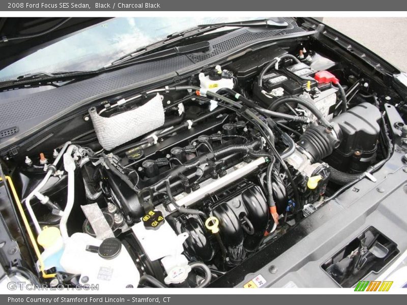 Black / Charcoal Black 2008 Ford Focus SES Sedan