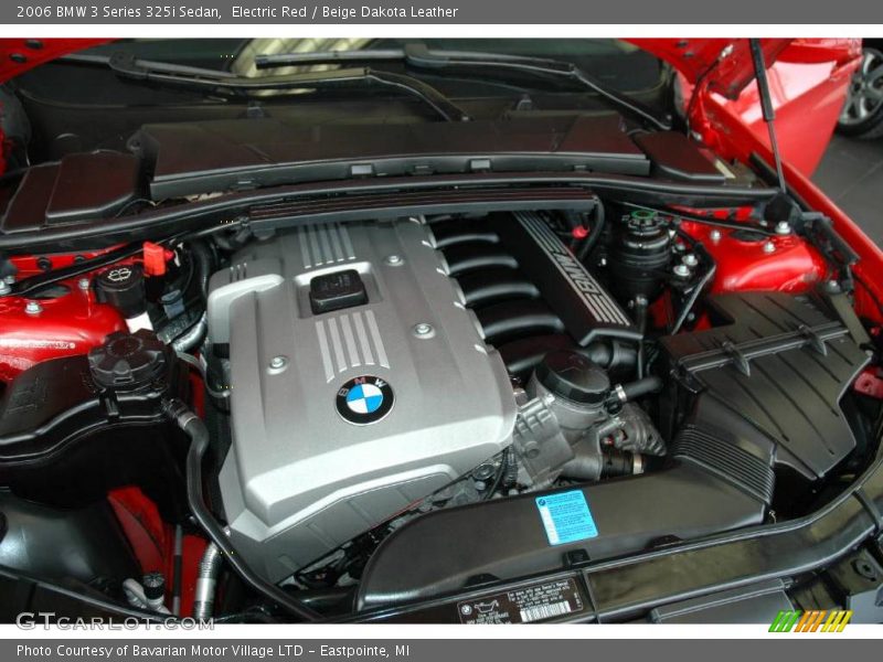Electric Red / Beige Dakota Leather 2006 BMW 3 Series 325i Sedan