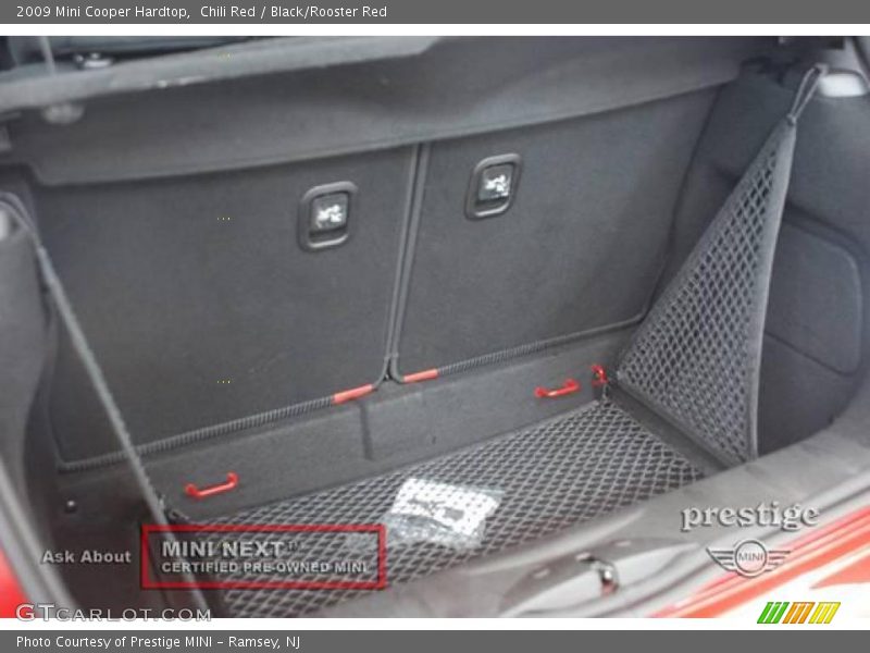 Chili Red / Black/Rooster Red 2009 Mini Cooper Hardtop