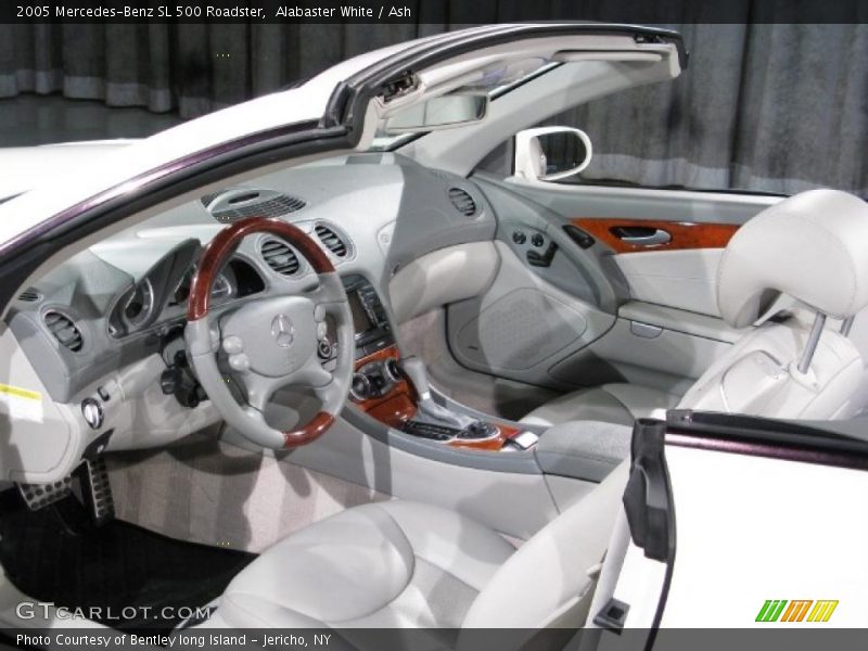 Alabaster White / Ash 2005 Mercedes-Benz SL 500 Roadster