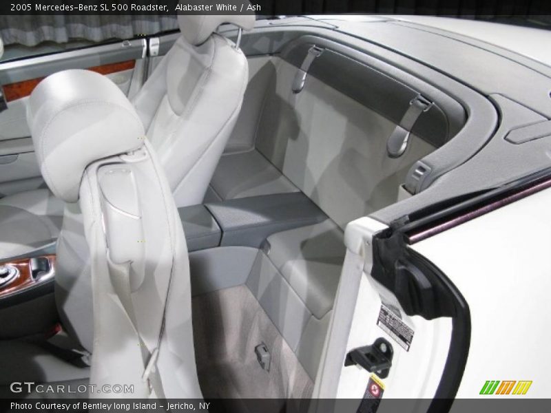 Alabaster White / Ash 2005 Mercedes-Benz SL 500 Roadster
