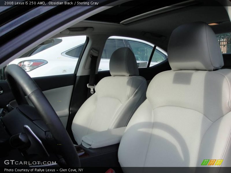 Obsidian Black / Sterling Gray 2008 Lexus IS 250 AWD