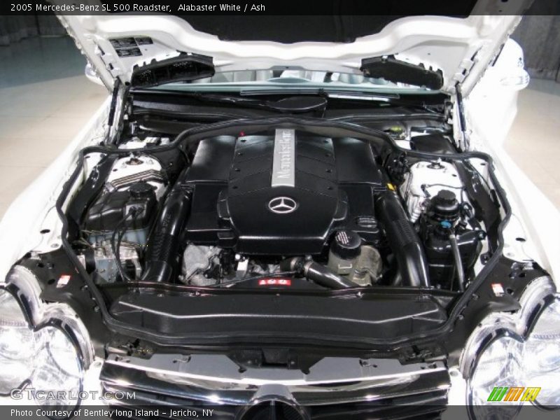 Alabaster White / Ash 2005 Mercedes-Benz SL 500 Roadster