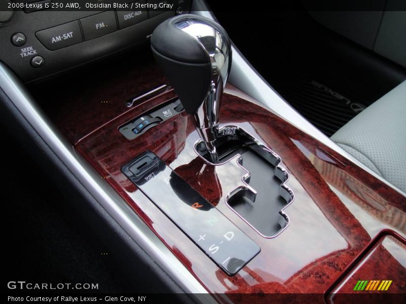 Obsidian Black / Sterling Gray 2008 Lexus IS 250 AWD