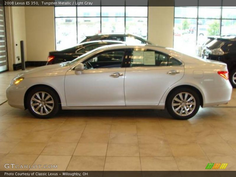Tungsten Metallic / Light Gray 2008 Lexus ES 350