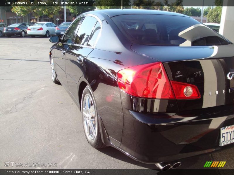 Black Obsidian / Wheat 2006 Infiniti G 35 Sedan