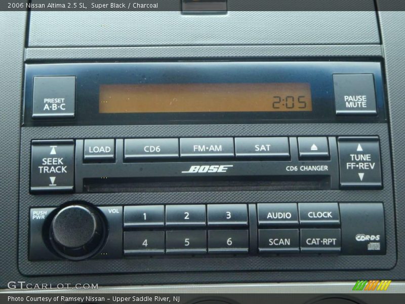 Super Black / Charcoal 2006 Nissan Altima 2.5 SL
