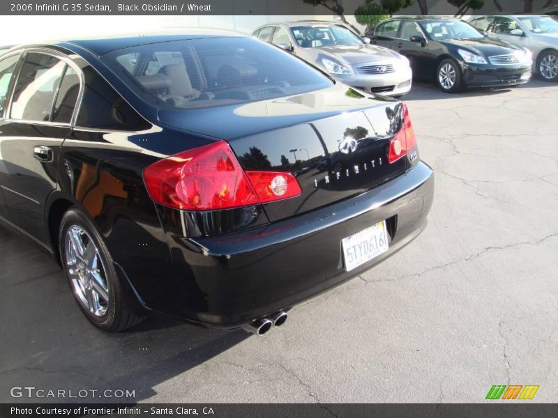 Black Obsidian / Wheat 2006 Infiniti G 35 Sedan