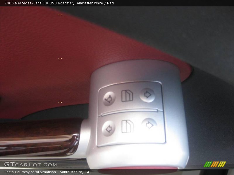 Alabaster White / Red 2006 Mercedes-Benz SLK 350 Roadster