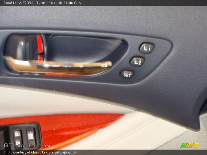 Tungsten Metallic / Light Gray 2008 Lexus ES 350