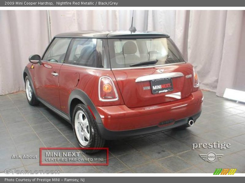 Nightfire Red Metallic / Black/Grey 2009 Mini Cooper Hardtop