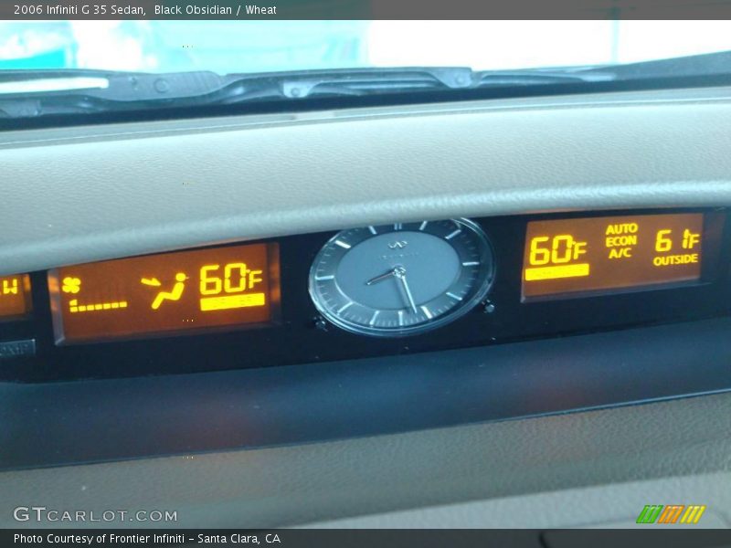 Black Obsidian / Wheat 2006 Infiniti G 35 Sedan