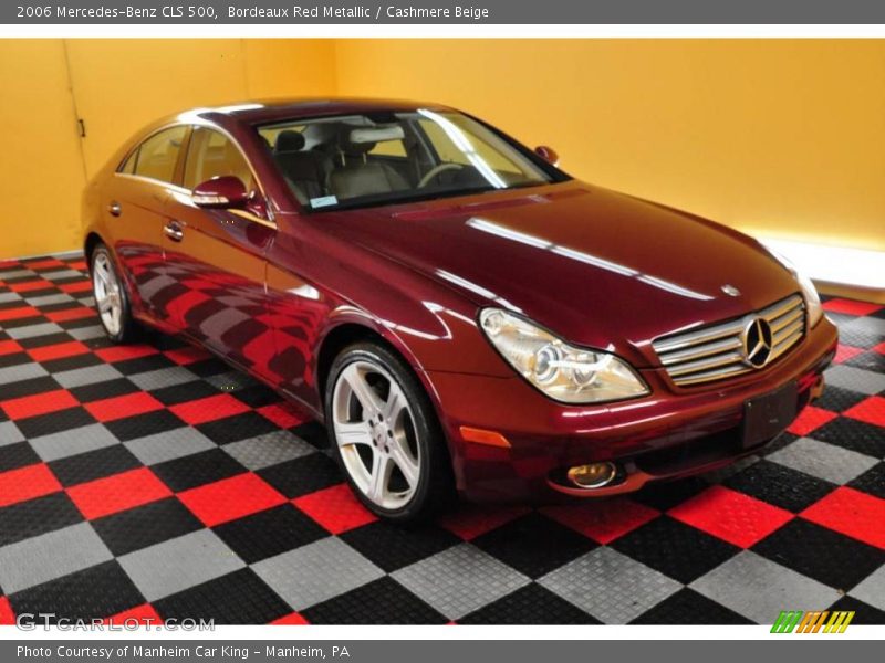 Bordeaux Red Metallic / Cashmere Beige 2006 Mercedes-Benz CLS 500