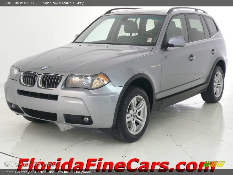 Silver Grey Metallic / Grey 2006 BMW X3 3.0i