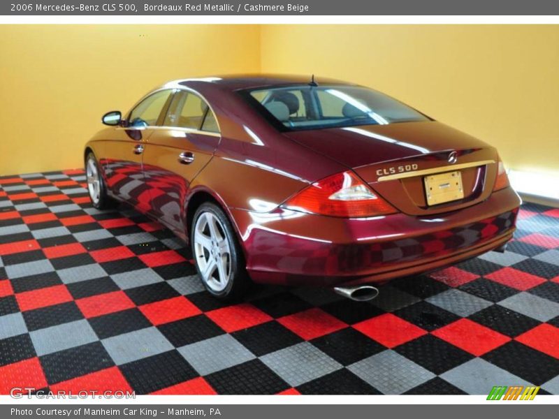 Bordeaux Red Metallic / Cashmere Beige 2006 Mercedes-Benz CLS 500