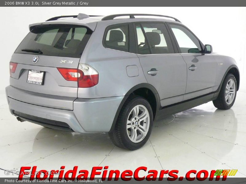 Silver Grey Metallic / Grey 2006 BMW X3 3.0i