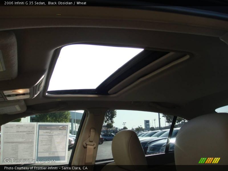 Black Obsidian / Wheat 2006 Infiniti G 35 Sedan