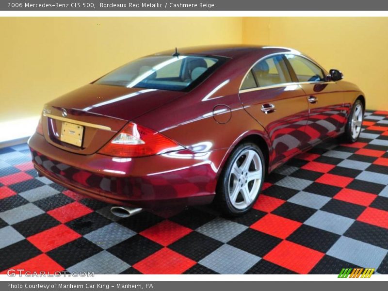 Bordeaux Red Metallic / Cashmere Beige 2006 Mercedes-Benz CLS 500