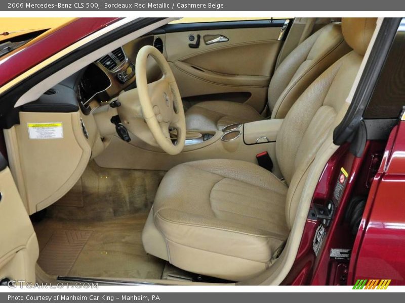 Bordeaux Red Metallic / Cashmere Beige 2006 Mercedes-Benz CLS 500