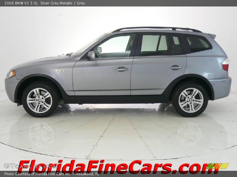 Silver Grey Metallic / Grey 2006 BMW X3 3.0i