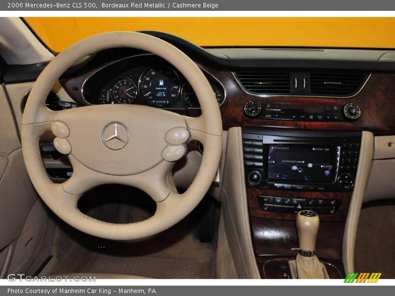 Bordeaux Red Metallic / Cashmere Beige 2006 Mercedes-Benz CLS 500