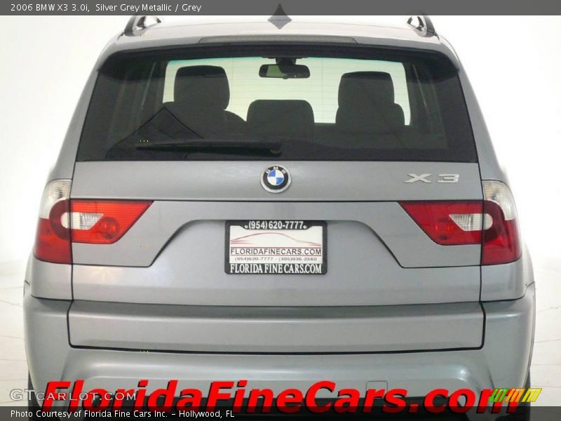 Silver Grey Metallic / Grey 2006 BMW X3 3.0i