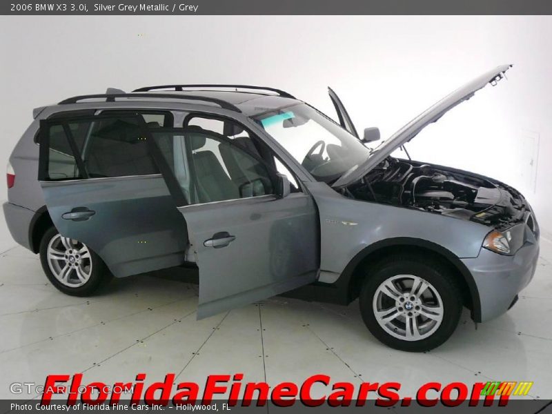 Silver Grey Metallic / Grey 2006 BMW X3 3.0i