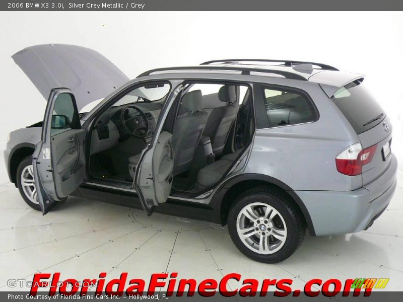 Silver Grey Metallic / Grey 2006 BMW X3 3.0i