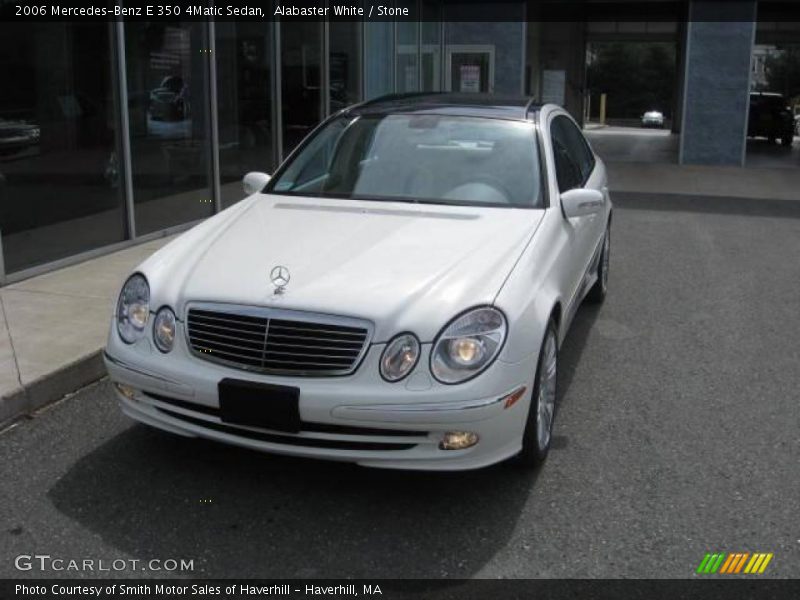 Alabaster White / Stone 2006 Mercedes-Benz E 350 4Matic Sedan
