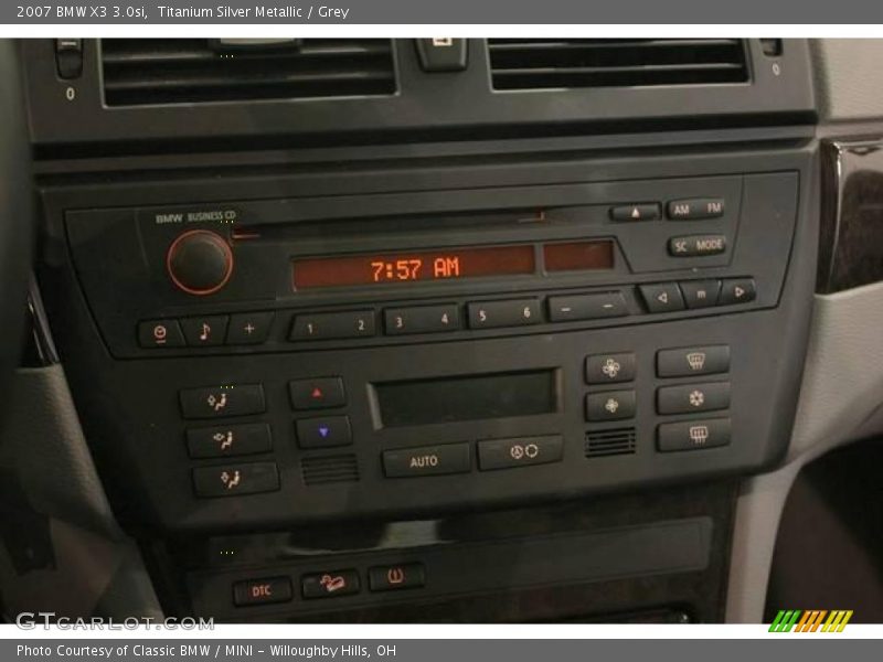 Titanium Silver Metallic / Grey 2007 BMW X3 3.0si