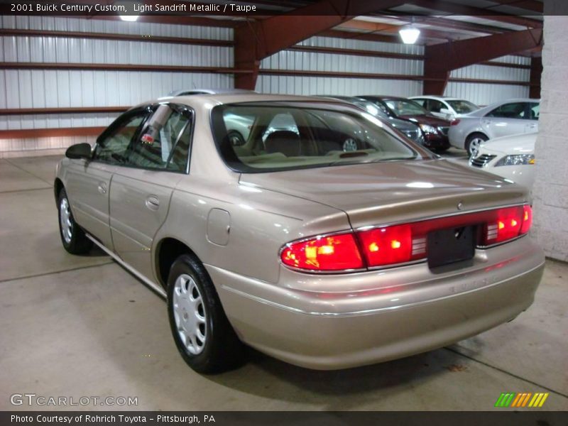 Light Sandrift Metallic / Taupe 2001 Buick Century Custom