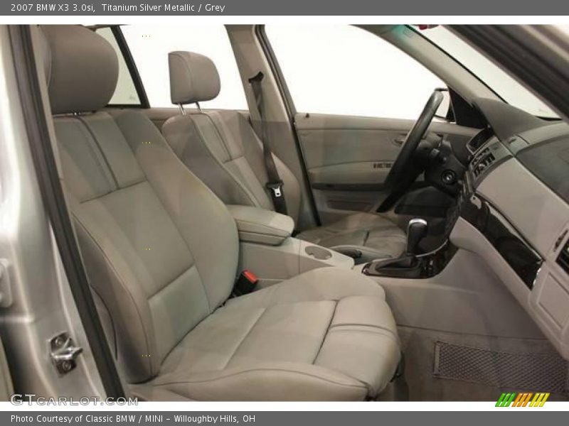 Titanium Silver Metallic / Grey 2007 BMW X3 3.0si