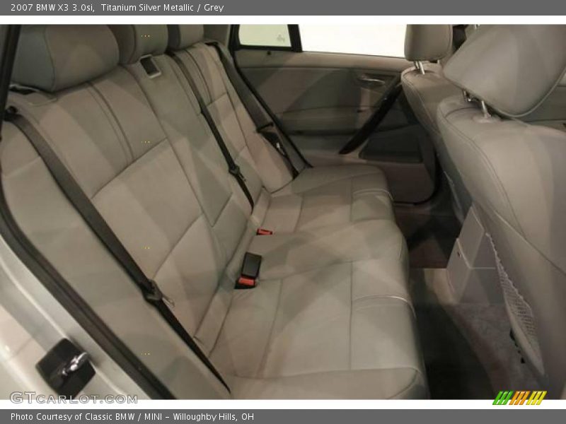 Titanium Silver Metallic / Grey 2007 BMW X3 3.0si