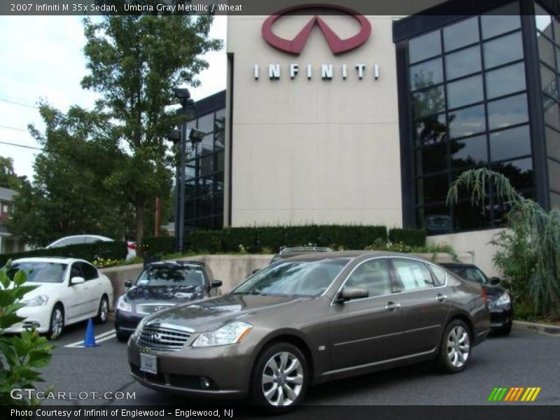 Umbria Gray Metallic / Wheat 2007 Infiniti M 35x Sedan