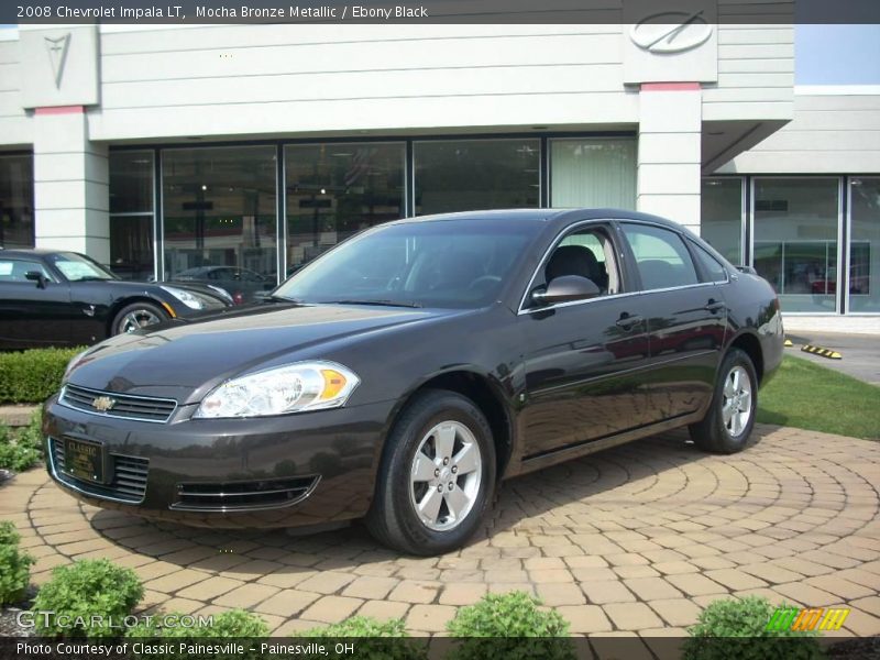 Mocha Bronze Metallic / Ebony Black 2008 Chevrolet Impala LT
