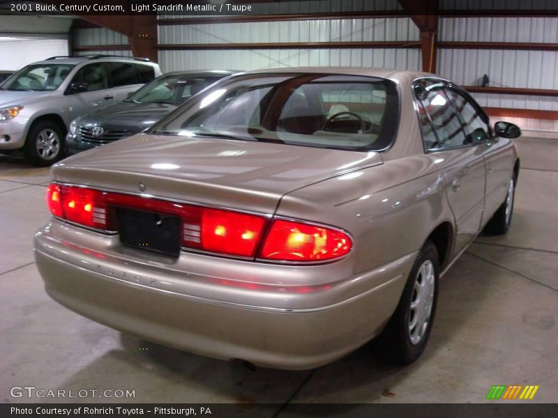 Light Sandrift Metallic / Taupe 2001 Buick Century Custom