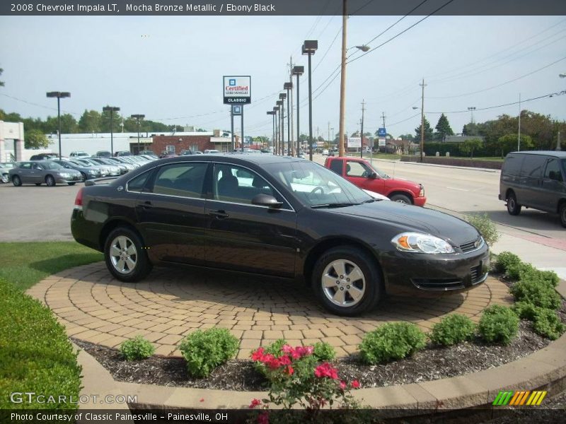 Mocha Bronze Metallic / Ebony Black 2008 Chevrolet Impala LT