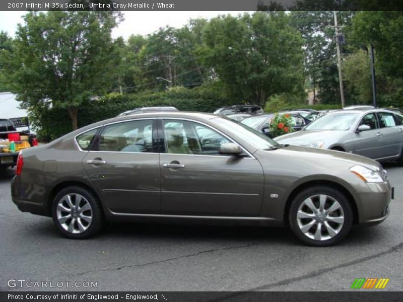 Umbria Gray Metallic / Wheat 2007 Infiniti M 35x Sedan
