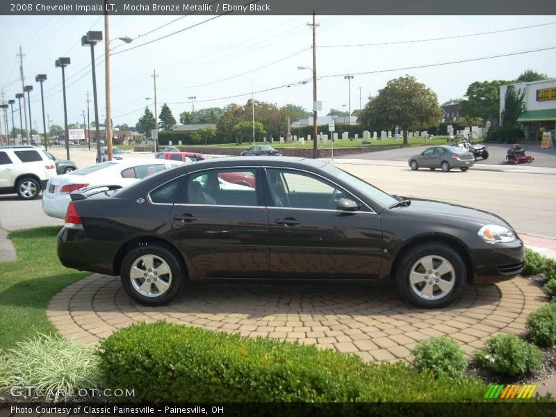 Mocha Bronze Metallic / Ebony Black 2008 Chevrolet Impala LT