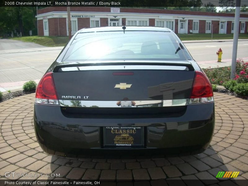 Mocha Bronze Metallic / Ebony Black 2008 Chevrolet Impala LT