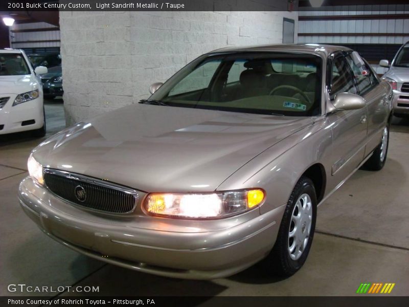 Light Sandrift Metallic / Taupe 2001 Buick Century Custom