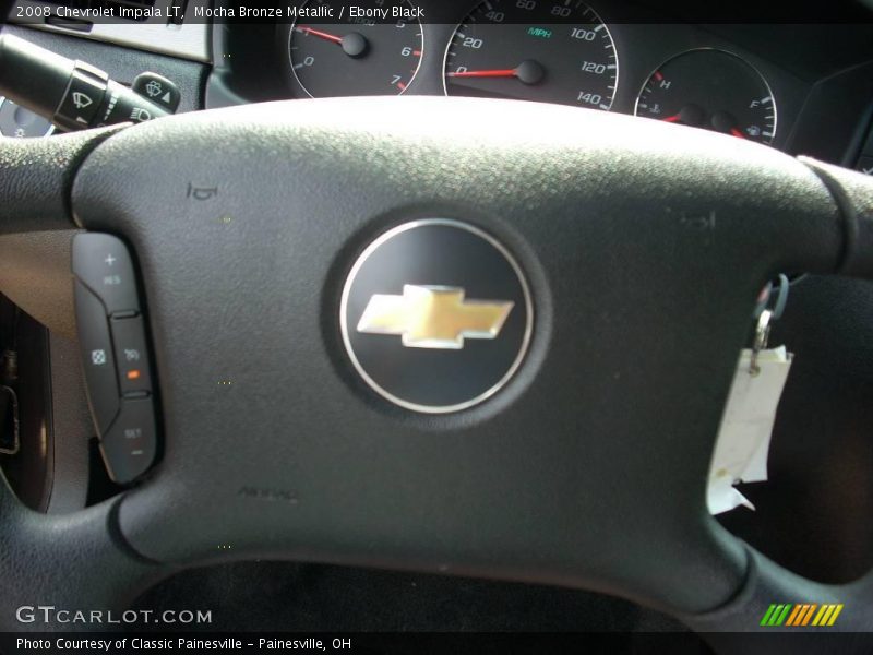Mocha Bronze Metallic / Ebony Black 2008 Chevrolet Impala LT