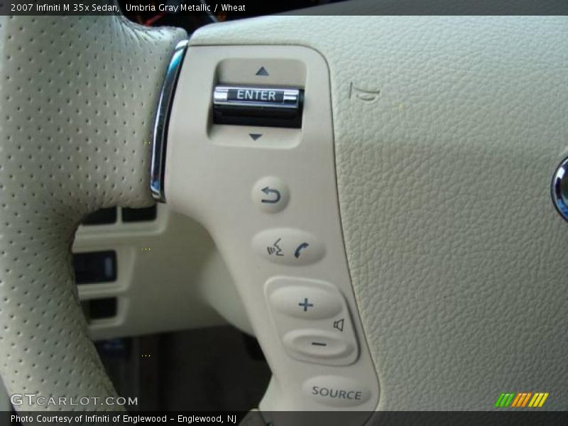 Umbria Gray Metallic / Wheat 2007 Infiniti M 35x Sedan
