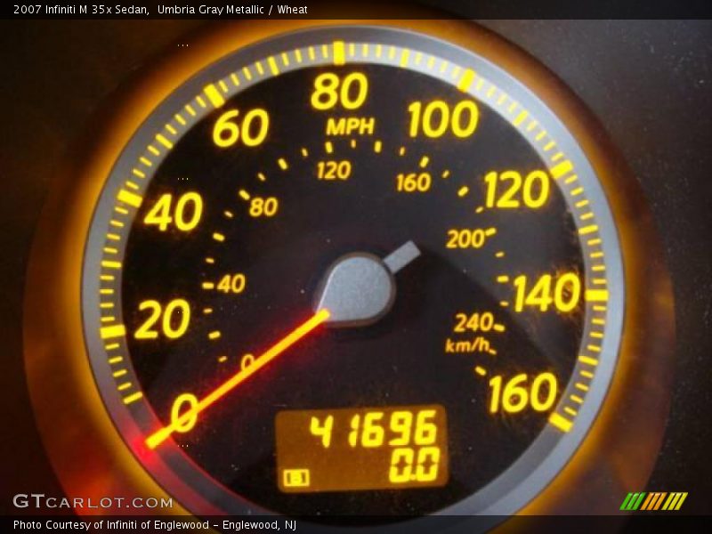Umbria Gray Metallic / Wheat 2007 Infiniti M 35x Sedan