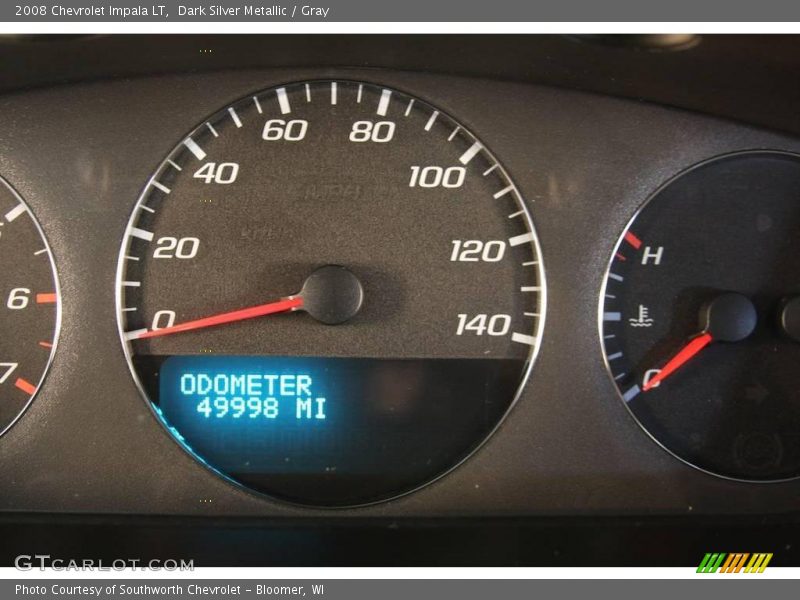 Dark Silver Metallic / Gray 2008 Chevrolet Impala LT