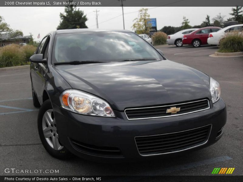 Slate Metallic / Ebony Black 2008 Chevrolet Impala LS