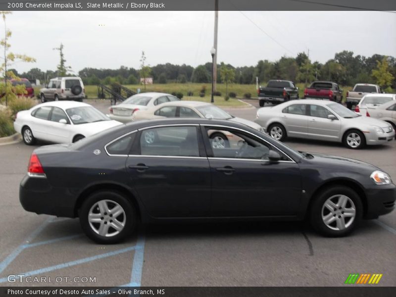 Slate Metallic / Ebony Black 2008 Chevrolet Impala LS