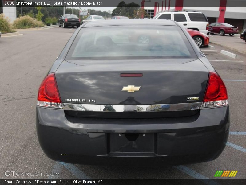 Slate Metallic / Ebony Black 2008 Chevrolet Impala LS