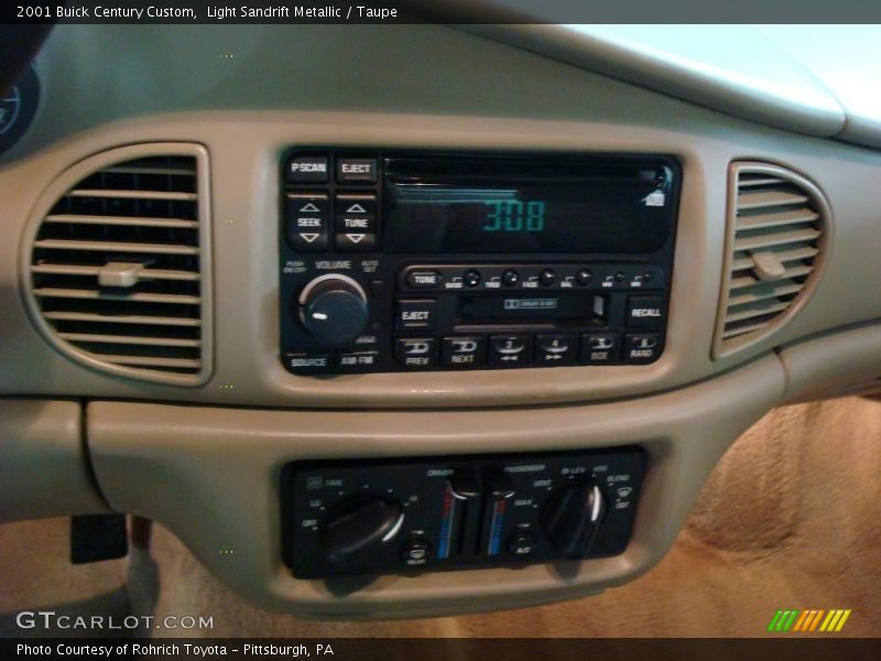 Light Sandrift Metallic / Taupe 2001 Buick Century Custom